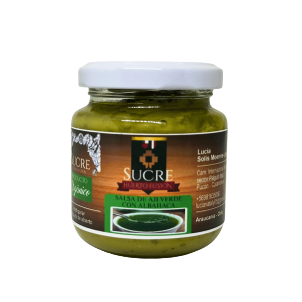 Salsa Ají Verde con Albahaca